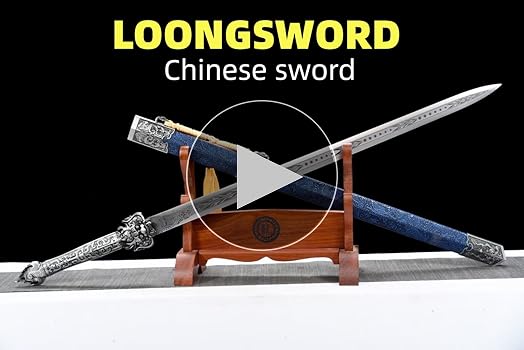 Amazon.com : LOONGSWORD Chinese War Sword with Forged Spring